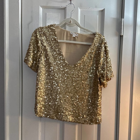 Socialite Tops - SOCIALITE sequins top